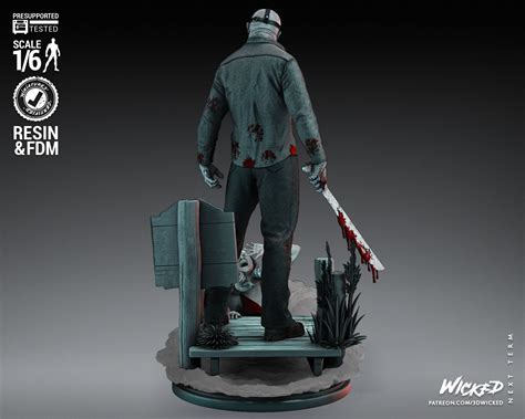 Wicked Horror Jason Sculpture Tested for 3D printing 3D model 3D ...