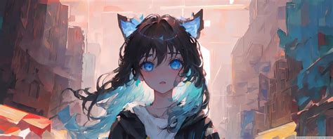 Anime Girl 4K UHD Wallpaper for UltraHD Desktop and TV : Widescreen and ...