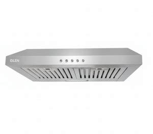 Glen Straight Line Kitchen Chimney 6000 Junior Stainless Steel Baffle ...