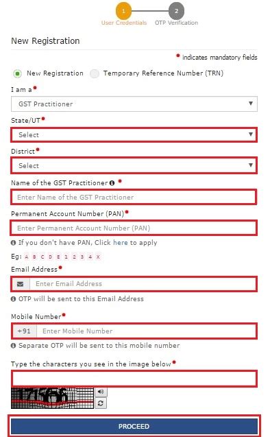 FAQs on Filing Application to Register as GST Practitioner