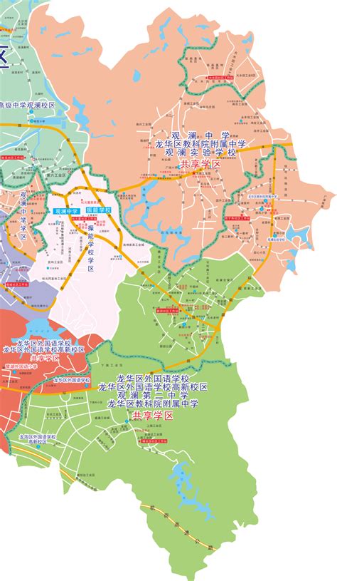 龙华区2021年最新学区划分，建议收藏！_学位