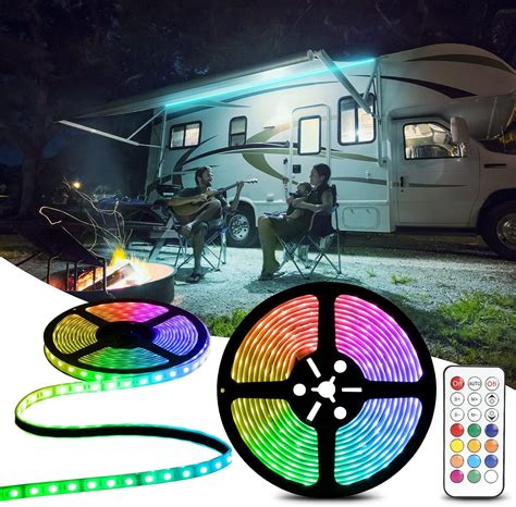 SUPAREE Buy 12V 32.8FT RGB Waterproof RV Awning Lights at Ubuy India