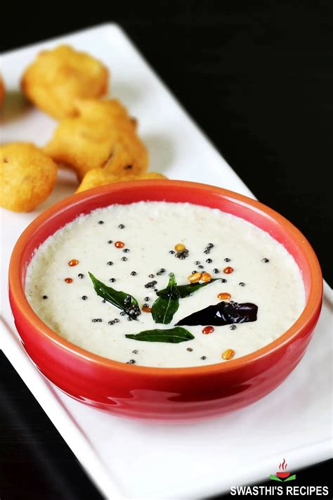 Coconut Chutney Recipe - Swasthi's Recipes