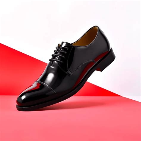 Men's Classic Black Dress Shoe - Free Download - AI Scribbles