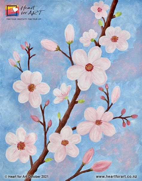 Image result for Spring Flowers Acrylic Paint Tutorial