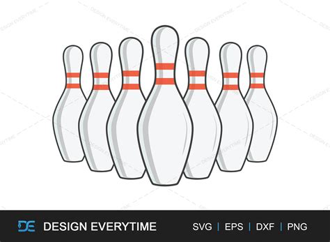 Bowling Clipart SVG, Bowling Vector Graphic by DesignEverytime ...