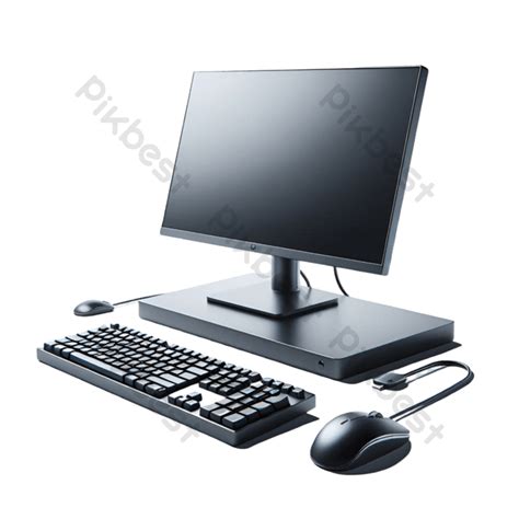 Image result for Black Desktop Computer and Modem