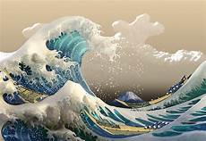 Hokusai Great Wave Wallpaper by Hokusai Wallpaper Wallpapersafari Hokusai Great Wave Wallpaper