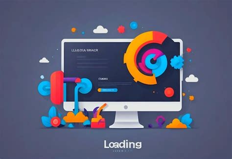 Computer Loading Illustration 的图像结果