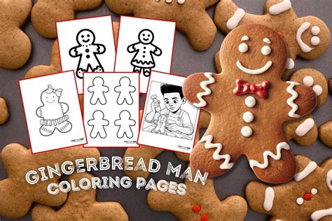 Gingerbread Man Coloring Pages Gingerbread Man With Broken Leg