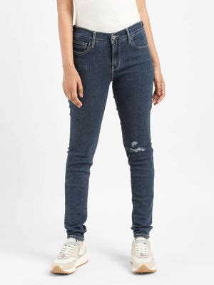 Buy Levi's 710 Women Super Skinny Fit Slash Knee Light Fade Stretchable ...