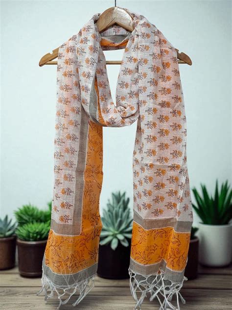 Kota Doria Cotton Dupatta - Leheriya.com