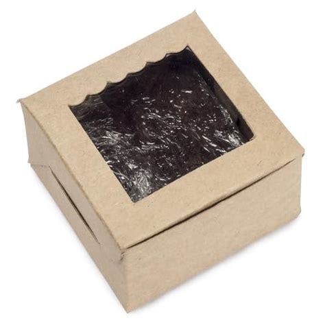 Buy Bhavishya Brownie Box with Window, 350 GSM (Pack of 25) ((1 Brownie ...