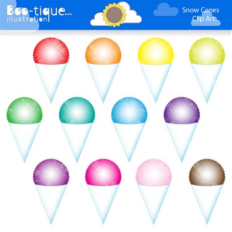Snow Cone Clipart