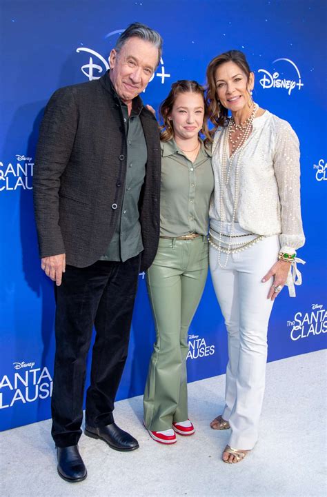 Tim Allen Children Tim Allen With His Family Hi Res Stock Photography
