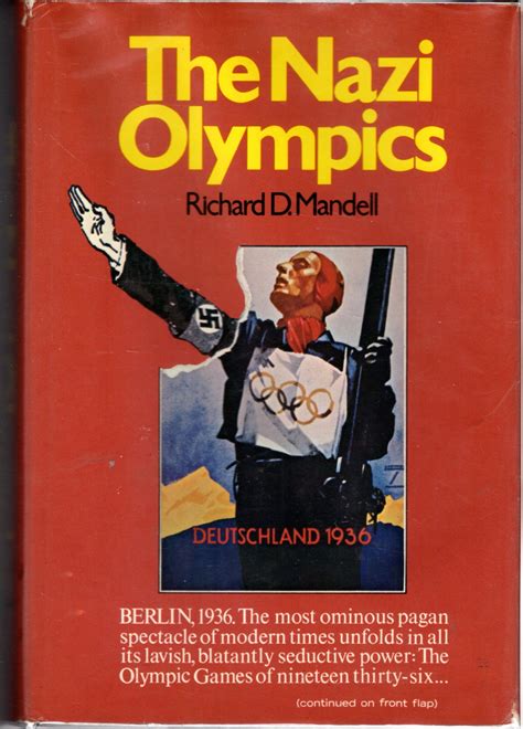 The Nazi Olympics de Mandell, Richard D.: Very Good Hardcover (1971 ...