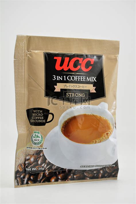 UCC 3 合 1 咖啡混合浓香袋 菲律宾马尼拉高清摄影大图-千库网