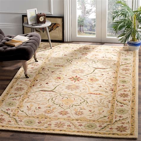 Safavieh Antiquity Bibika 11 X 15 (ft) Wool Ivory Indoor Floral ...