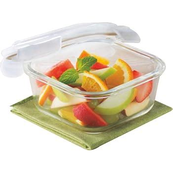 Buy Borosil Klip N Store Microwave & Oven Safe, Glass Storage Container ...