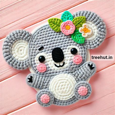 Cute Crochet Koala Bear Ideas, Appliques and Small Crochet Projects ...