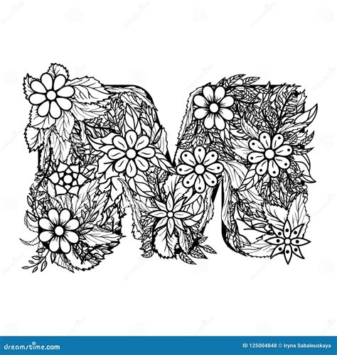 Letter M Drawing