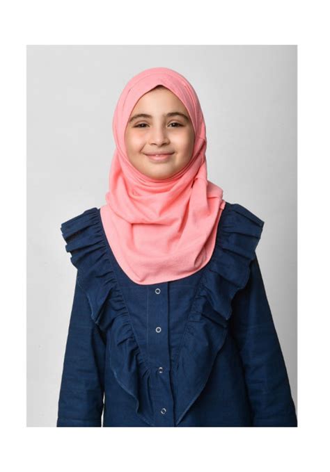 Flamingo Slip-on Polo Cotton | Slip-on Kids Hijab | Islamicshop