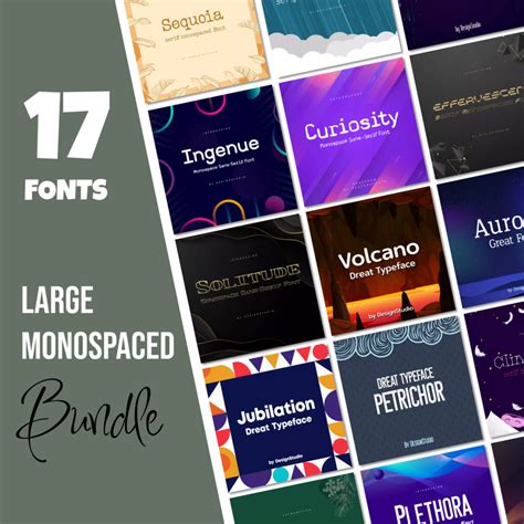 14+ Monospaced Sans-Serif Fonts 2023: Premium Products & Bundles - [MB]