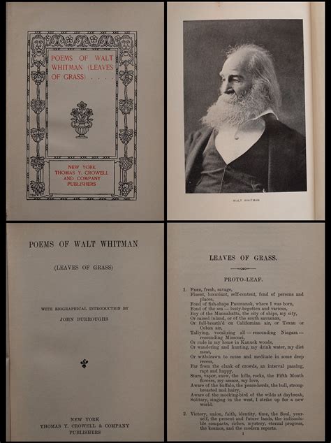 Isfive Antiquarian Books: 1902 POEMS OF WALT WHITMAN (LEAVES OF GRASS ...