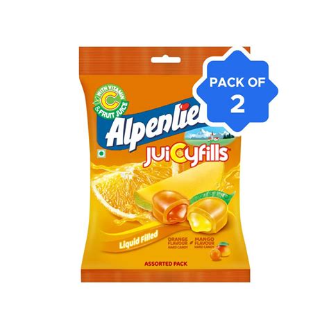 Alpenliebe Juicyfills Assorted Candy (40 Pieces) - Pack of 2 : 2 x 144 ...