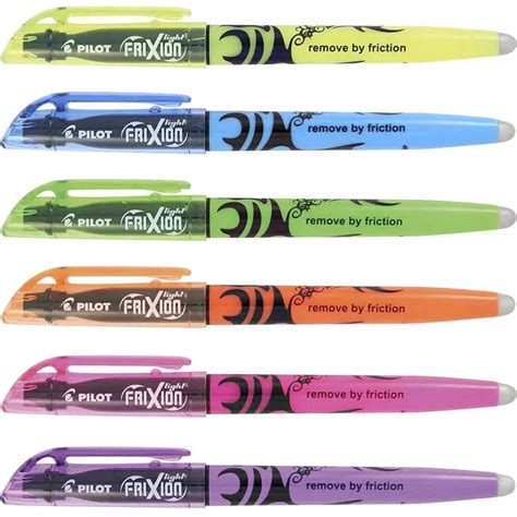 Pilot Frixion Erasable Pen 6 Colors - Star Light Kuwait
