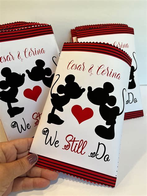 Mickey and Minnie Chip Bags, Mickey and Minnie Party, Mickey and Minnie ...