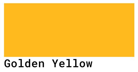 Golden Yellow Color Codes - The Hex, RGB and CMYK Values That You Need