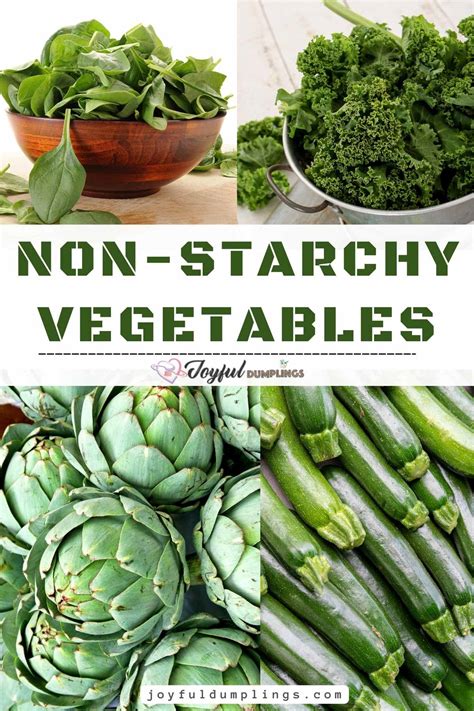 Non Starchy No Sugar Vegetables at Walter Reece blog