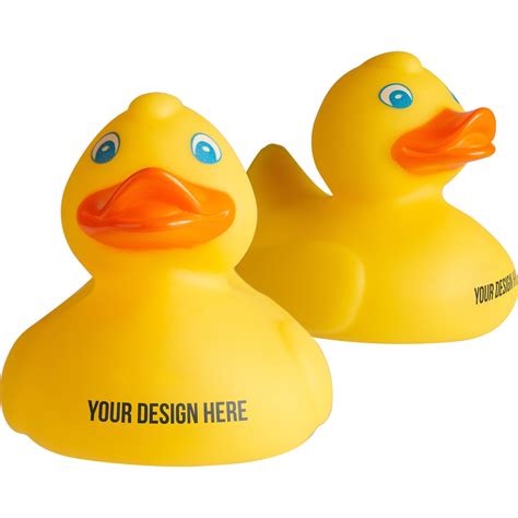 Advertising Rubber Ducks (3" x 2.75", Pad Print)