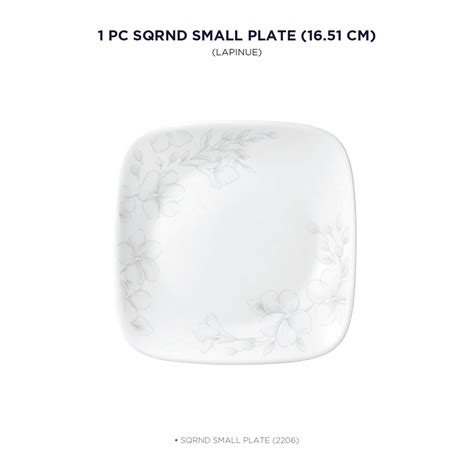 Buy Corelle Asia Square Round Collection Lapinue Square Round Bread ...