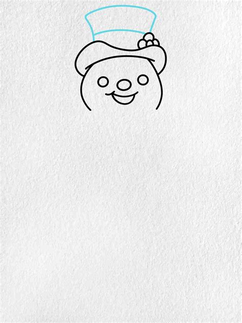 Frosty the Snowman Drawing - HelloArtsy