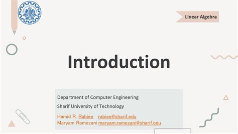 Image result for Linear Algebra Lectures