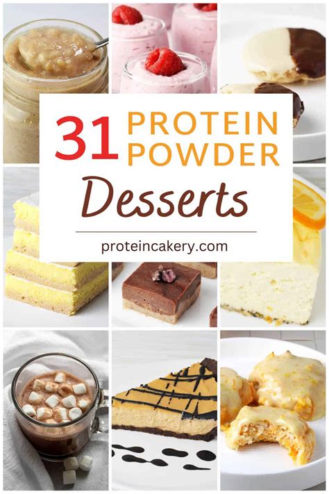 31 Protein Powder Desserts (Easy, Healthy Recipes) - proteincakery.com