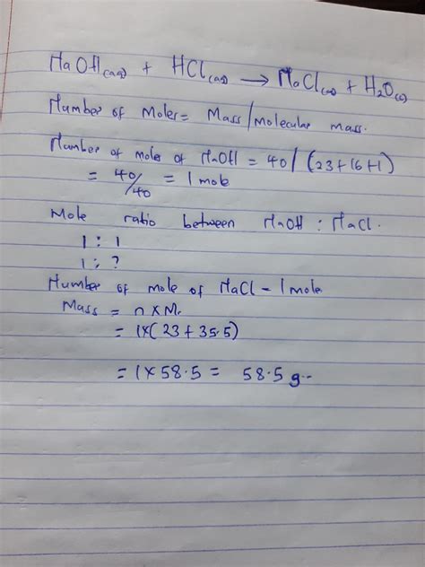 [Solved] How many molecules of PbCl2 are produced when 40.0 g of NaOH ...