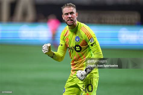 Montreal goalkeeper Jonathan Sirois reacts during the MLS match... News ...
