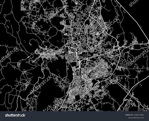 Vector City Map Udaipur Republic India Stock Vector (Royalty Free) 2394172287 | Shutterstock