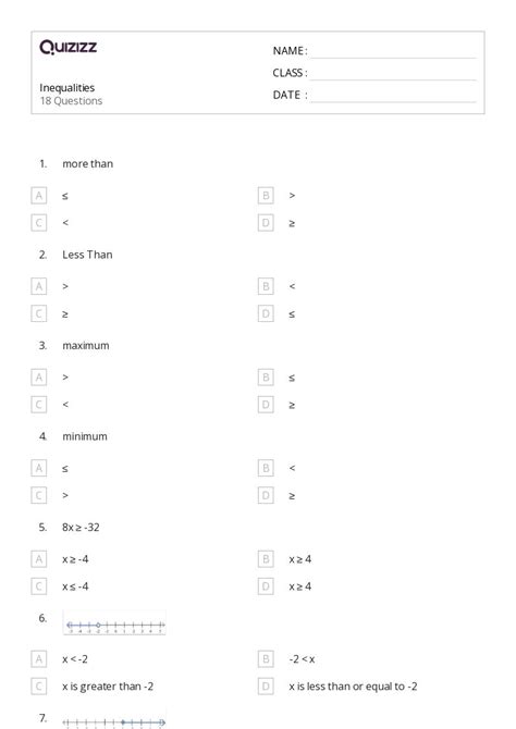 Image result for Inequality Word Problems Worksheet 8th Grade