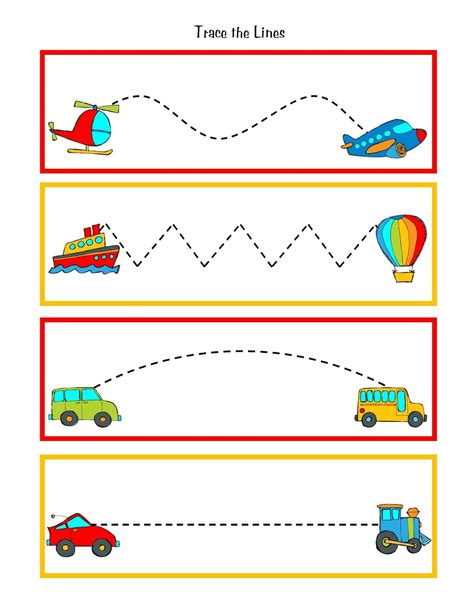 Transportation Worksheets for Preschoolers 的图像结果