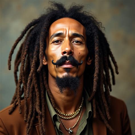 bob marley with hitler mustache and uniform and nazi flag Prompts ...