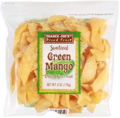 Dried Green Mango Snacks : Trader Joe’s Sweetened Green Mango