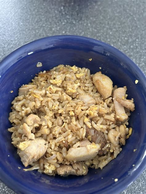 Rate my chicken fried rice. First time adding MSG and Shallots! Fuiyooohhh : r/UncleRoger