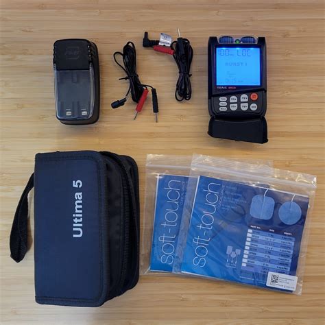 Ultima 5 Digital TENS Unit w/ Accessories, Case + New Soft-Touch ...