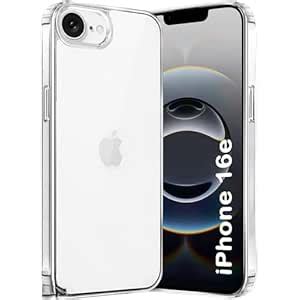 Clear iP16e Case, Non-Yellowing Plastic Material, Crystal Clear Back ...
