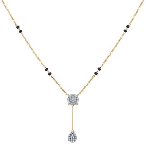 18 Kt Gold & Diamond Mangalsutra | Diamond - Reliance Jewels