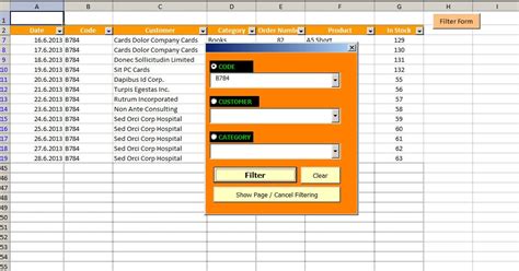 Image result for Excel AutoFilter Using List Boxes